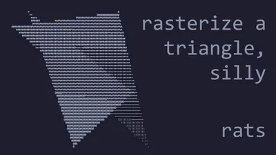 3D ASCII Rasterizer cover